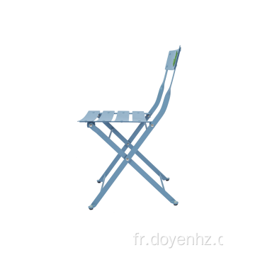 Chaise pour enfants en métal avec motif